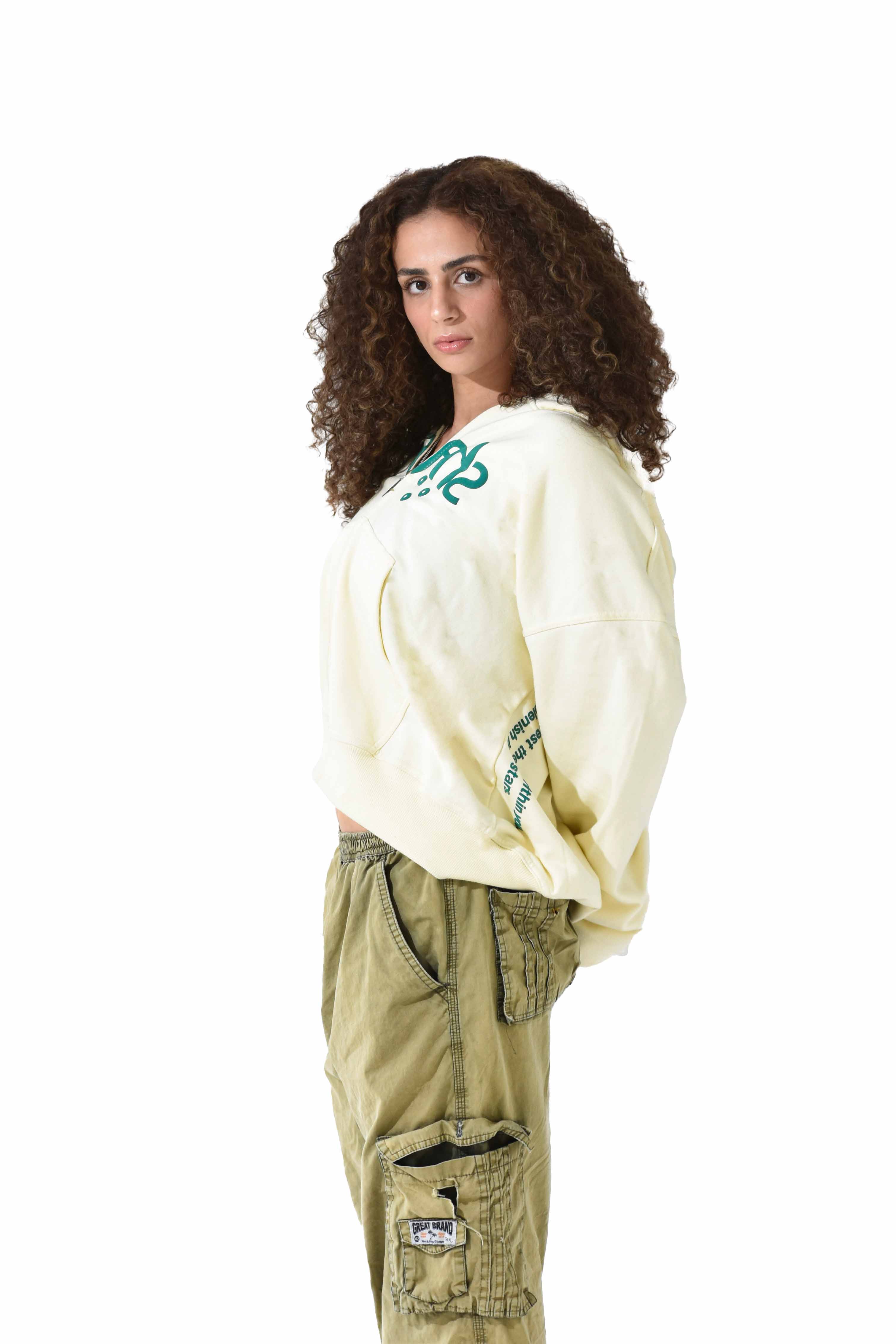 "SUN" Zip-Up Hoodie