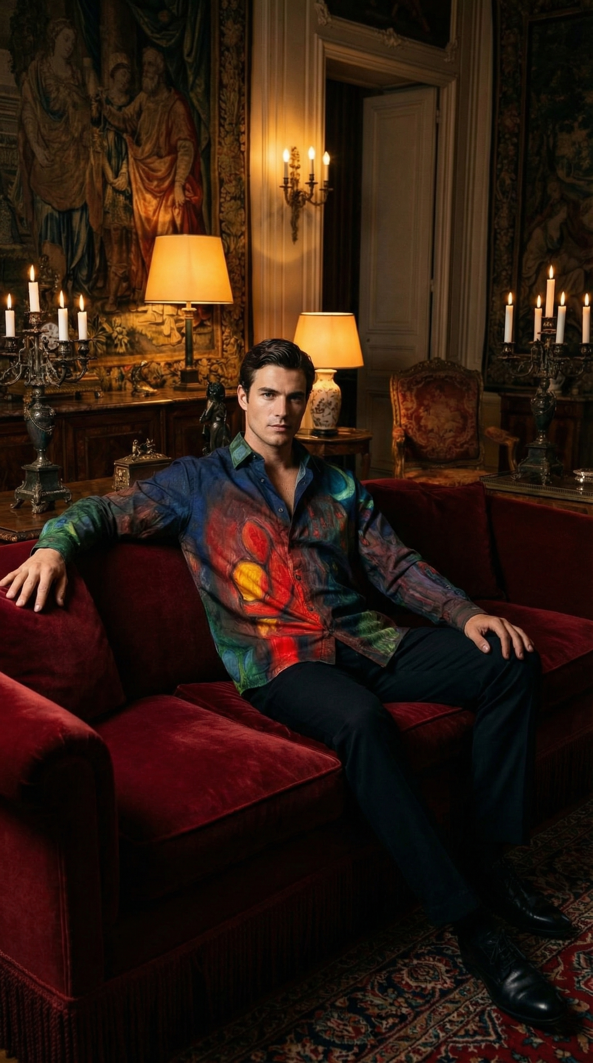 Burning Night Shirt — Burning Night editorial 1 