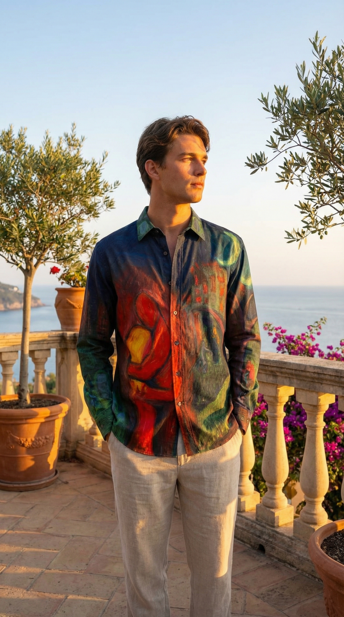 Burning Night Shirt — Burning Night editorial 3 